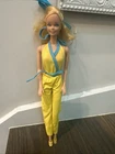 Vintage 1980  My First Barbie #1875 Superstar Era Yellow &Blue Outfit Orig Shoes