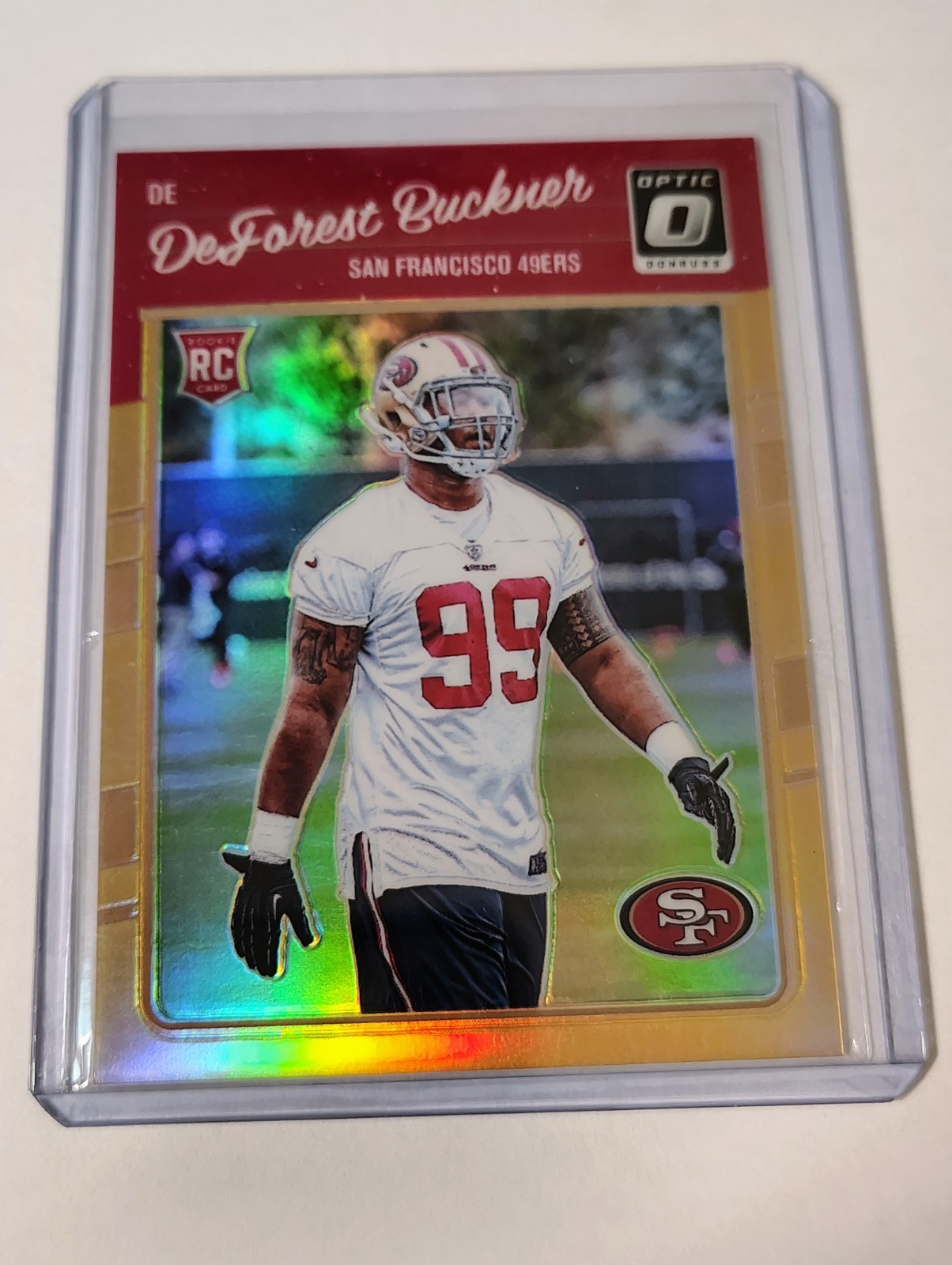 DeForest Buckner Panini Donruss Optic #112 Orange
