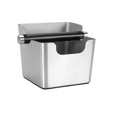 Knock Box Espresso, Stainless Steel Knock Box for Coffee Grounds, with Removable