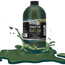 Pouring Masters Ivy Green/Blue Iridescent Special Effects Acrylic Pouring Paint 