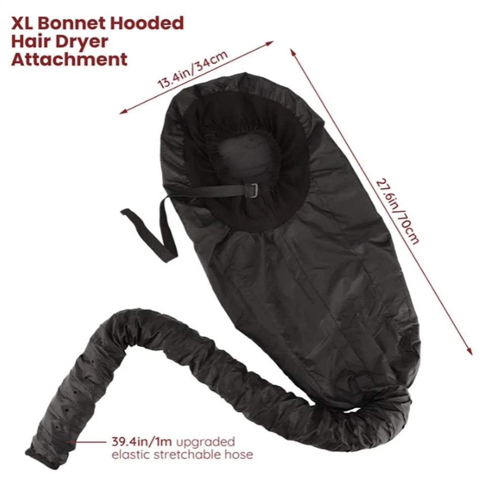 Hair Dryer Bonnet Hooded Hair Styling Blow Dryer Hat For Long Curly Hair Braids - Image 4 of 4