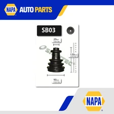 CV Joint Boot fits VW GOLF 1998 on C.V. Driveshaft Gaiter VOLKSWAGEN Shaftec New