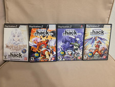 Bandai .hack PS2 Lot Parts 1-4 NTSC-U/C T-Teen Manual Included