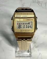 Vintage Seiko A134-5000 Digital Alarm LCD Watch- Very Nice 