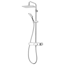 Image of Triton Push Button Thermostatic Shower Mixer - Chrome