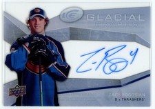 2008-09 UD Ice Glacial Graphics Zach Bogosian Auto #GG-ZB