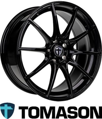 4x Tomason TN25 Superlight 8X18 5/114,30 ET45 Black Painted