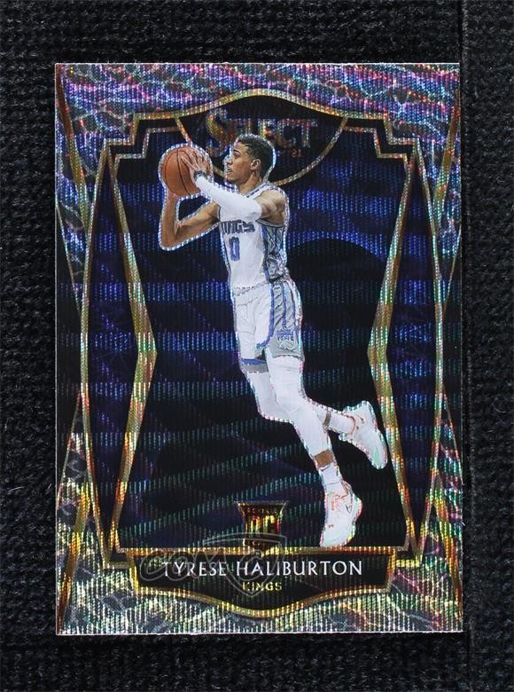 2020 Panini Select Premier Level Elephant Prizm Tyrese Haliburton Rookie RC v9t