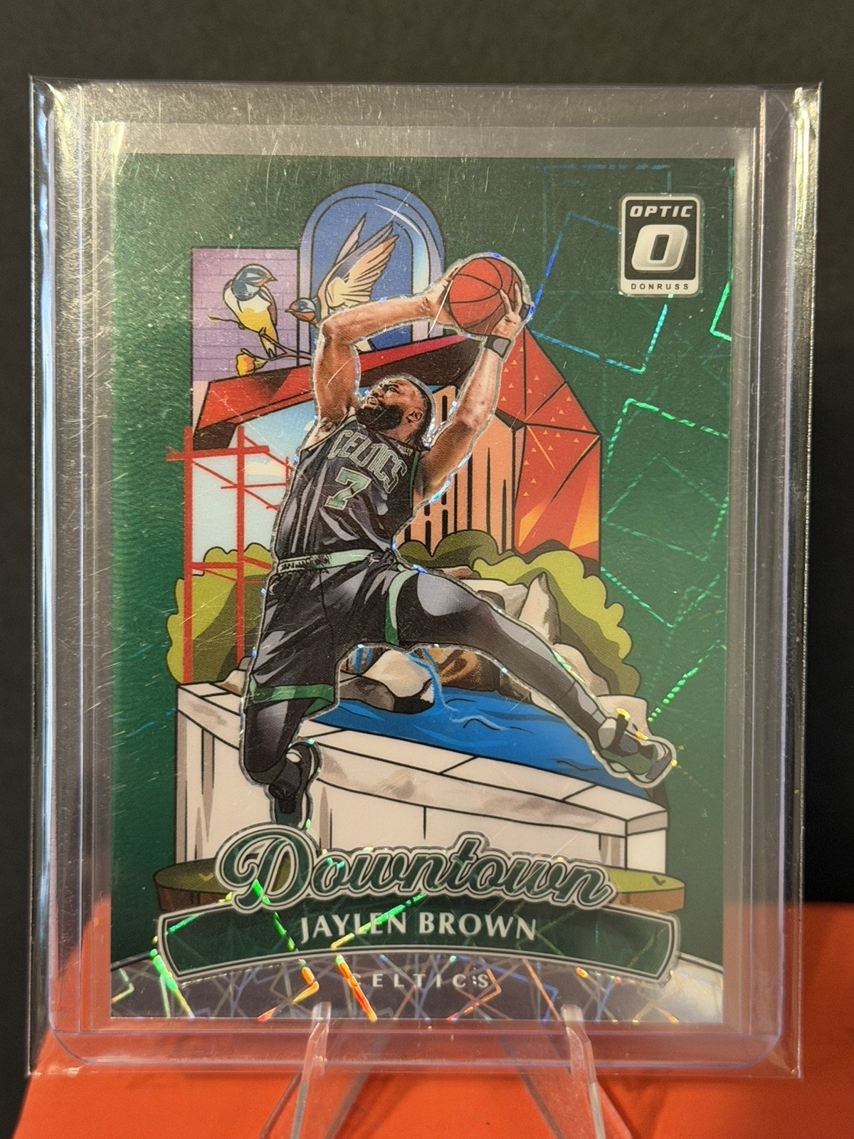 Jaylen Brown 2024-25 Panini Donruss Optic Downtown #15 Case Hit SSP