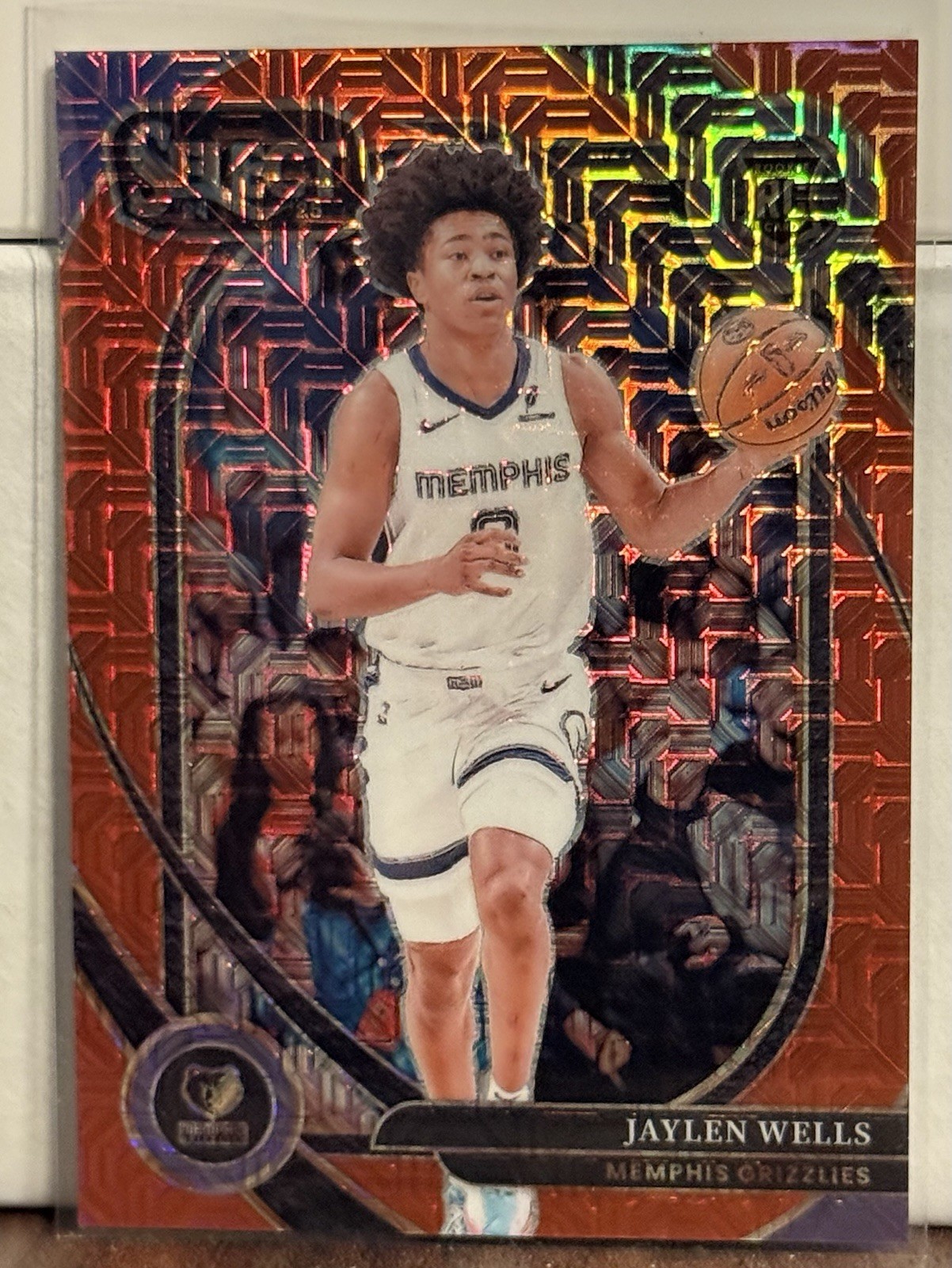 2024-25 Panini Select JAYLEN WELLS Courtside Red Mojo 11/20 - #267