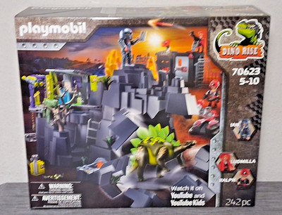 PLAYMOBIL 70623 Dino Rise Dino Rock mit Licht Sound und Vibrationseffekt NEU&OVP