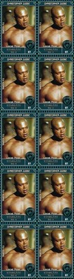 Christopher Judge Stargate SG-1 TV Icons Vignette Mint Stamp Strip of 10 #3