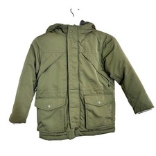 GAP Kids Boys Girls Army Green Warmest Water Resistant Parka Jacket Size S