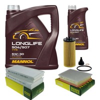 Mann Inspektionspaket 6L Mannol Longlife 5W-30 FüR Mini Mini Cooper One BMW