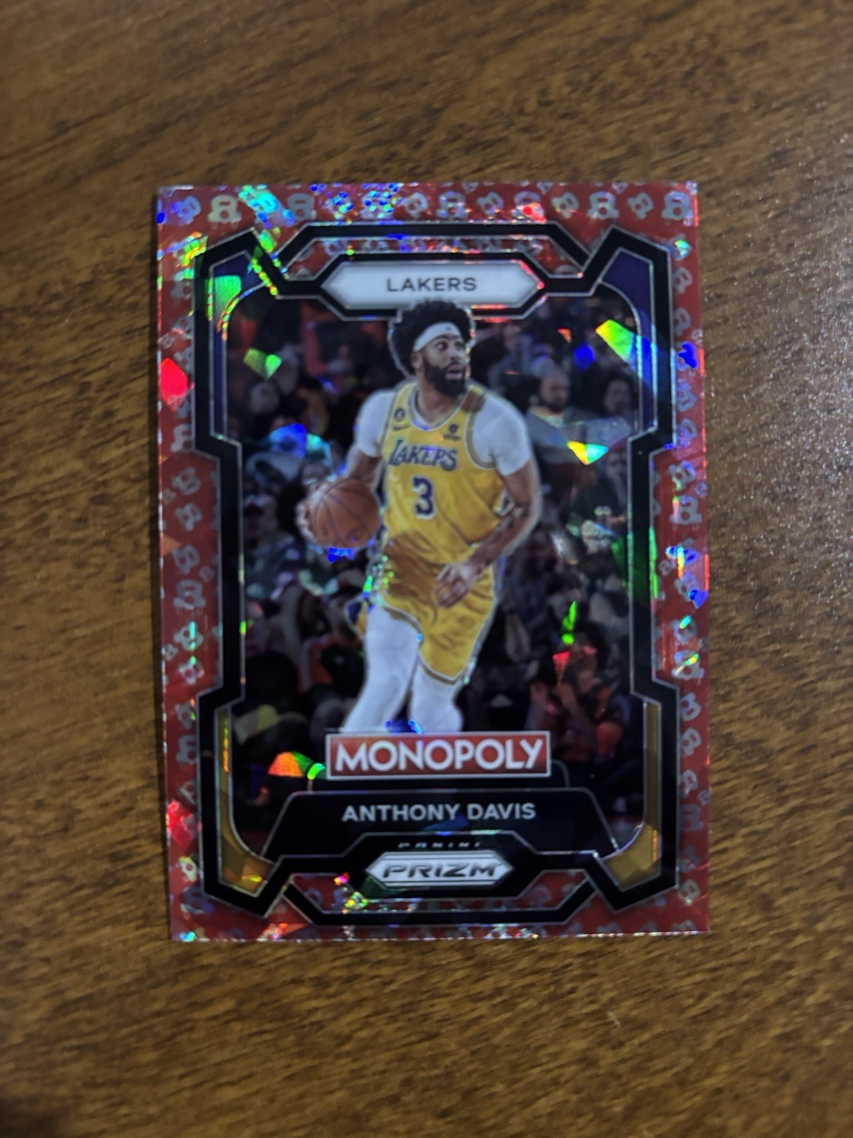 ✨2023-24 Panini Prizm Monopoly Anthony Davis #41 Free Parking SSP Lakers