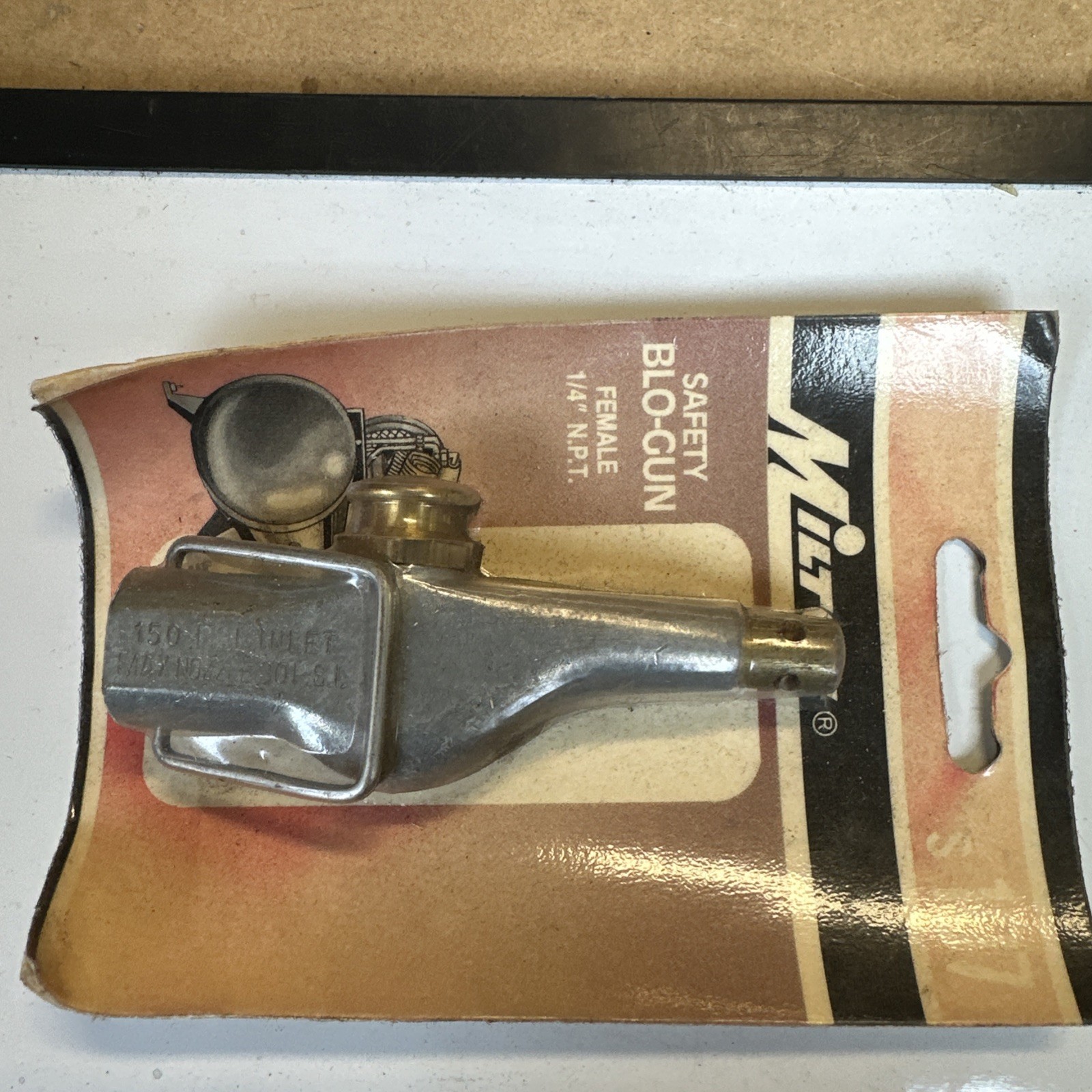 Milton Industries S-107 Safety Air Blow Gun Female 1/4" NPT Made In The USA