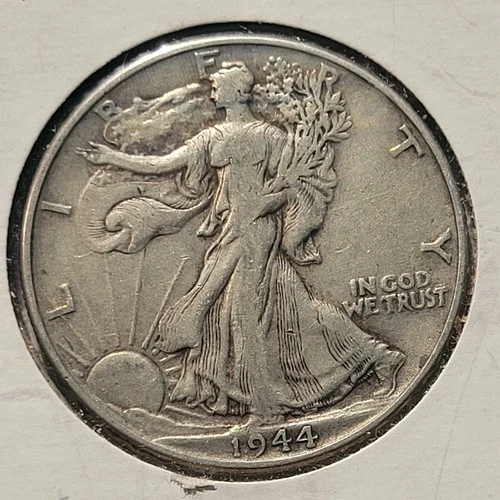 1944 (P) Walking Liberty Half Dollar Fine 90% Silver Lot 0894