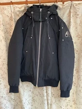 Moose Knuckles Bomber Down Jacket Black