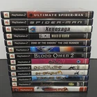 New ListingPlayStation PS2 Games Bundle Lot (Xenosaga Zone of Enders Spider-man Devil May C