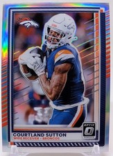 2025 Panini Optic Football - Courtland Sutton Card 200 Holo Prizm
