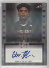 2020 Leaf Metal US Army All-American Bowl Tour 5/6 Malachi Moore Auto 10k8