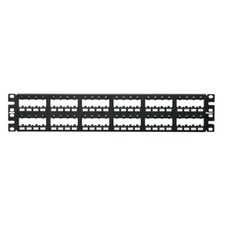Panduit - CPP48FMVNSWBLY - Panduit Mini-Com Network Patch Panel - 48 Port s -