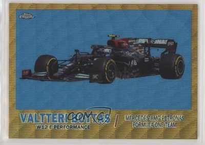 2021 Topps Chrome Formula 1 Gold Wave Refractor 28/50 Valtteri Bottas ux8
