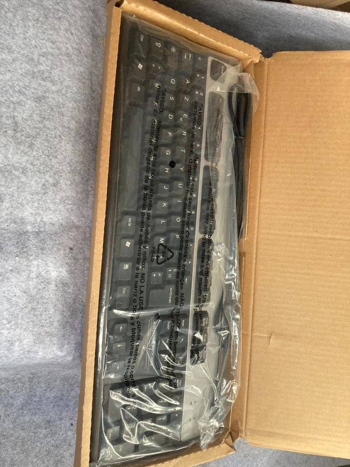 new in box HP KU-0316 Black & Silver USB Keyboard - Image 4 of 4