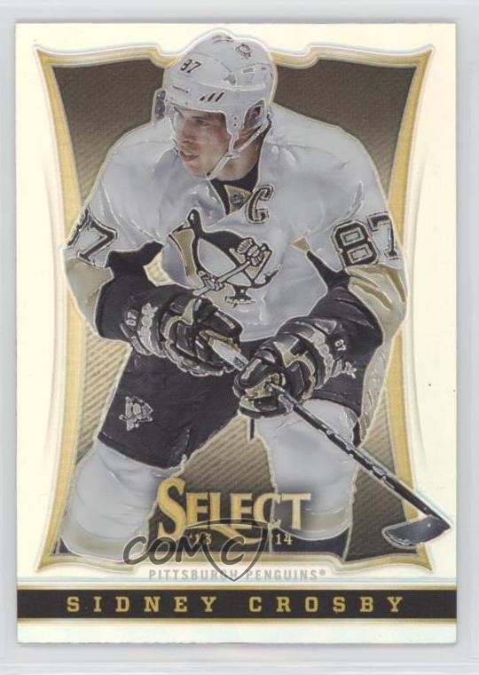 2013-14 Panini Select Silver Prizm Sidney Crosby #6 03wt