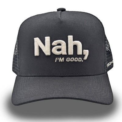Field Grade I'm Good Trucker Cap Twill Mesh Basecap Kappe Logo Stickerei Neuheit
