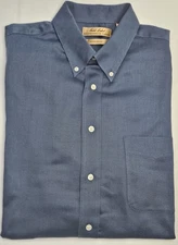 Mens Roundtree & Yorke Gold Label Non Iron Long Sleeve Button Up Shirt Size XL