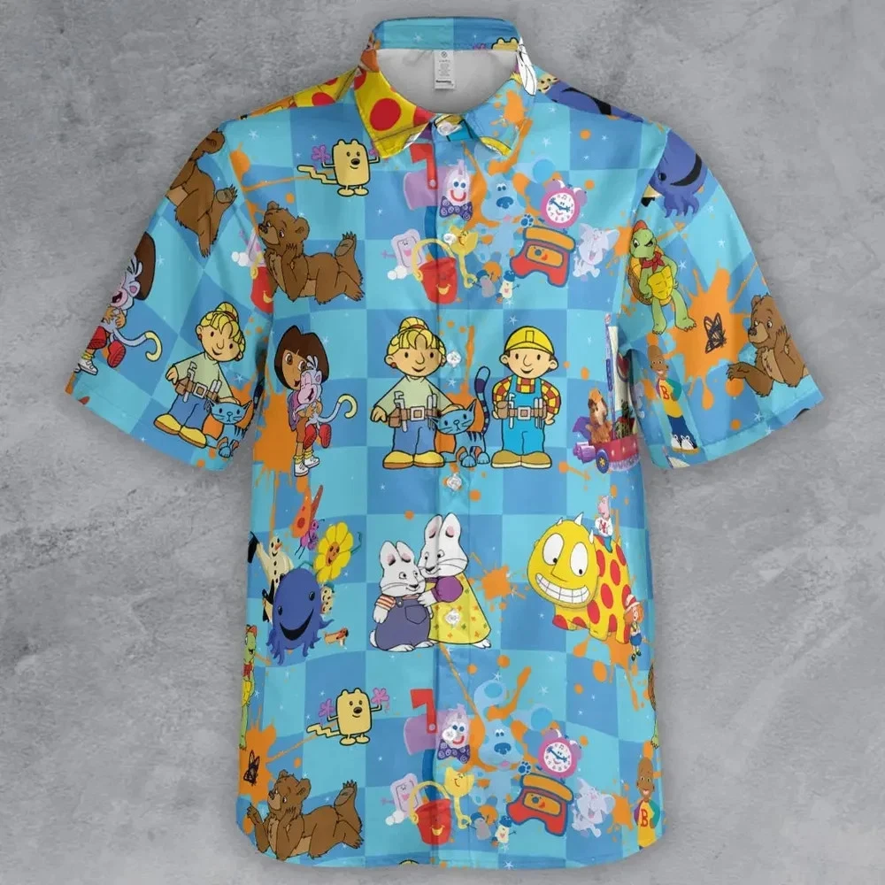 90s cartoon Nostalgic Button Down Shirt