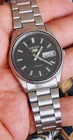 Seiko 5 Watch Automatic Vintage  Black dial  6309 day date @ Japan