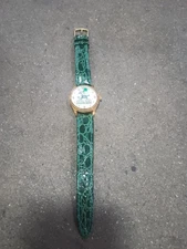 Notre Dame Fighting Irish Sun Time Quartz Leprechaun Vintage Watch