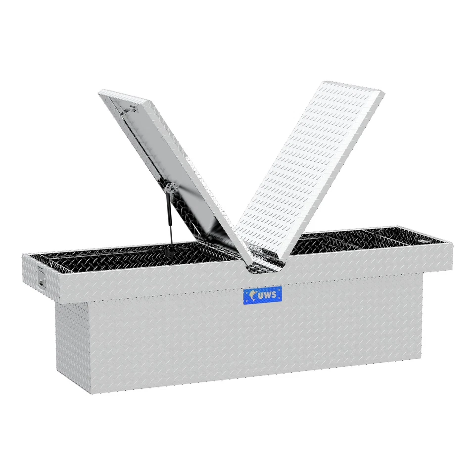 FOR 1999-2025 Chevrolet Silverado 1500 69" Gull Wing Crossover Truck Tool Box - Image 3 of 4