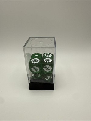 Blood Bowl Green Dice Set of 7 - Season 2 Starter Set