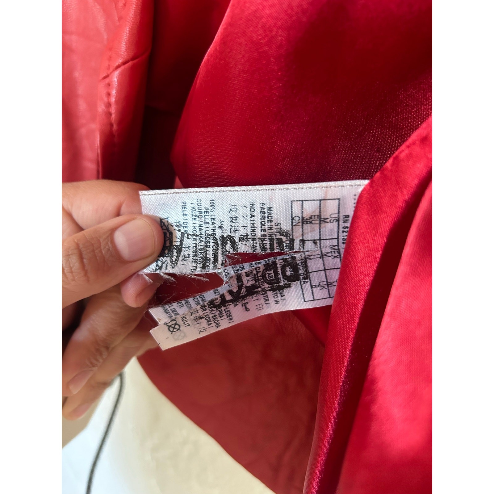 Guess Red Leather Jacket - image 5