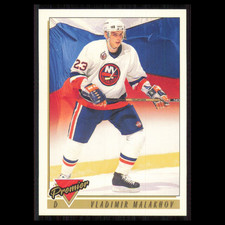 Vladimir Malakhov #445 1993 Topps Premier New York Islanders Hockey Card NHL NM