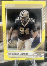 2024 Cameron Jordan Yellow Press Proof #246 *SP* Saints