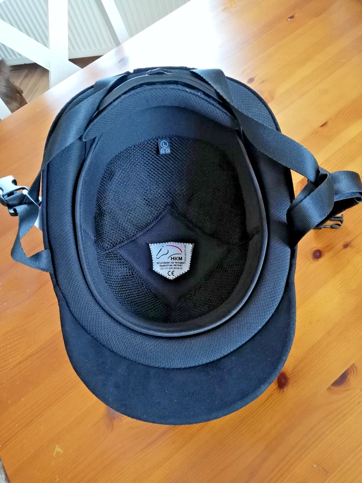 Reithelm HKM Diamond schwarz mit Straßsteinen Gr. L 56 cm - 58 cm - Bild 3 von 4