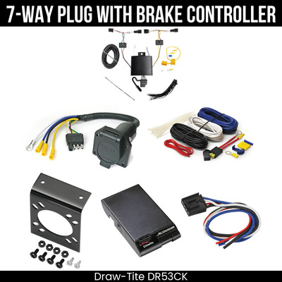 DrawTite 7-Way Trailer Wiring Harness + Brake Control For 23-25 Hyundai Palisade