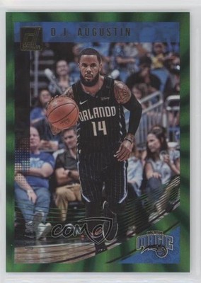 2018-19 Panini Donruss Holo Green Laser 7/99 DJ Augustin #9 0j4n