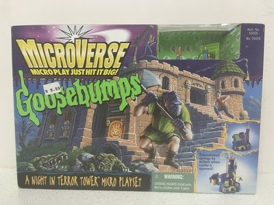 Vintage Kenner 1997 Goosebumps MicroVerse Mini Playset A Night in Terror Tower