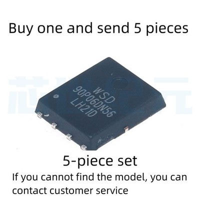 5 piece set WSD90P06DN56 patch DFN-8 (5X6) P channel, withstand voltage 60V