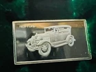 Franklin Mint Silver Bar Mini Ingot 1975 Centennial Car Classic 1928 Ford vtg us