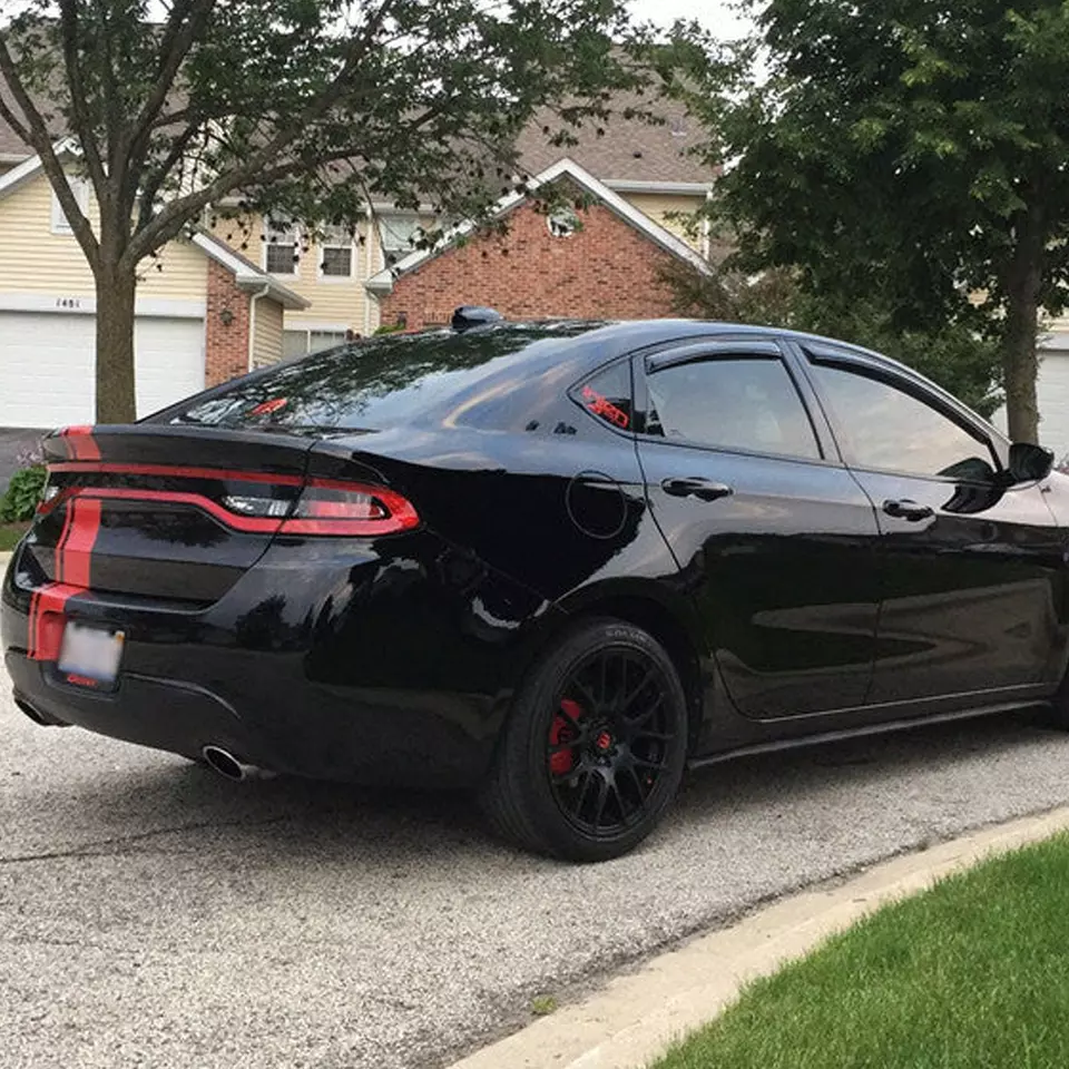 1x Black Roof Radio Signal Shark Fin Antenna Cover For Dodge Charger Challenger - Изображение 4 из 4