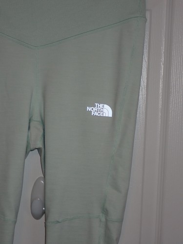 The North Face Leggings Women's XL Mint Green Heathered Ribbed Waist - Picture 2 of 6