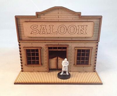 Saloon 28mm Terrain Old West Tombstone Desperado Legends Knuckleduster MDF
