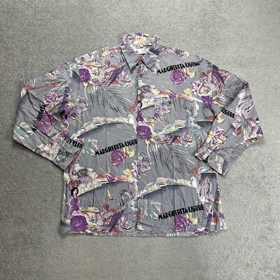 HAWAII Hemd Hawaiishirt Floral G-L Magnum Rockabilly Hawaiianer Aloha 7916 Lila