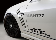 Rpm Sport Car Racing Performance Motorsport Vinyl Decal Sticker Emblem Logo 2pcs